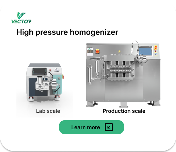High pressure homogenizer